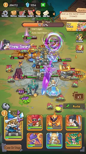 Magic Tower Rush: Idle TD应用截图