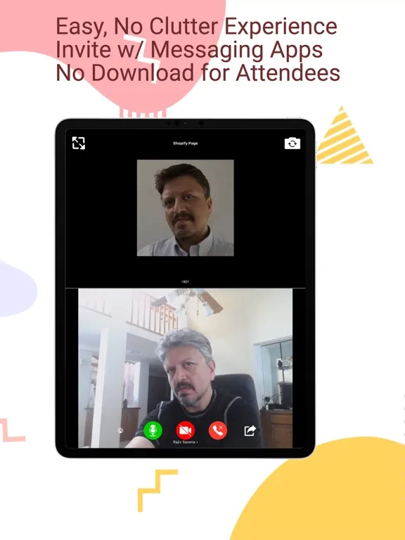 OnePgr Video Room iPad  Screenshots