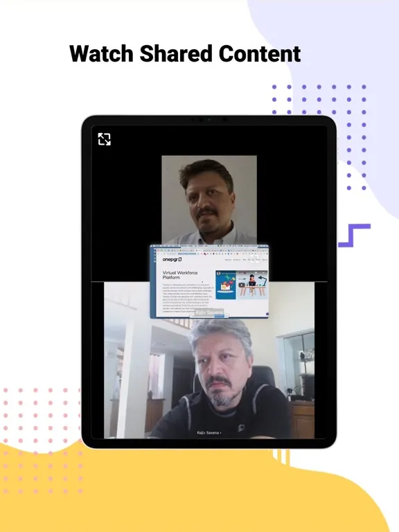 OnePgr Video Room iPad  Screenshots