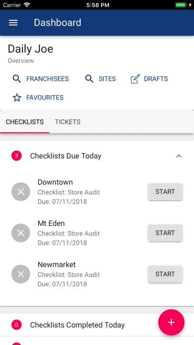 1Place Compliance Manager Screenshots