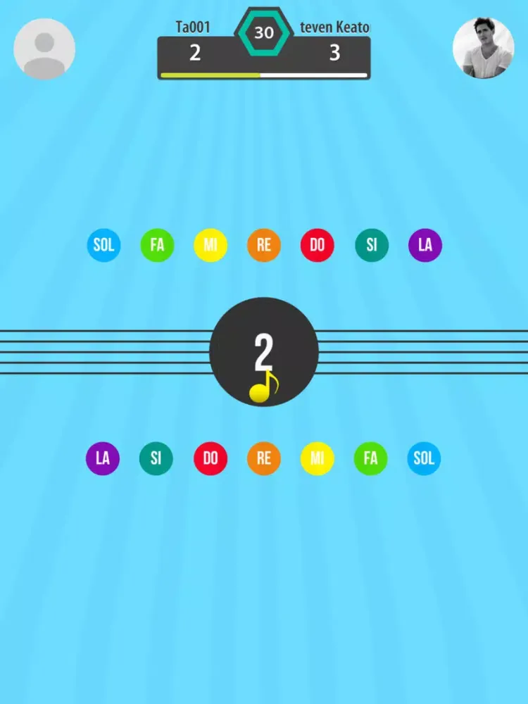 Music Pong iPad  スクリーンショット
