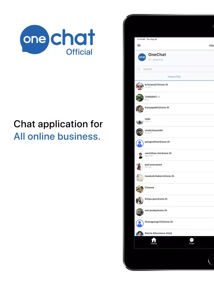 Zrzuty ekranu OneChat Official iPad 