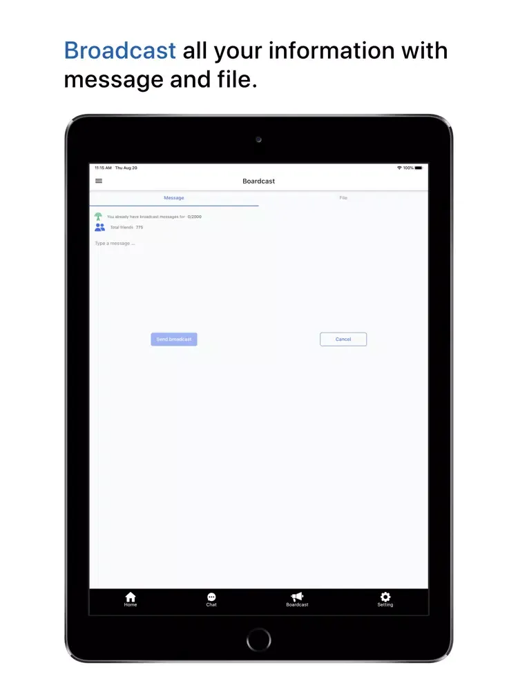 Zrzuty ekranu OneChat Official iPad 
