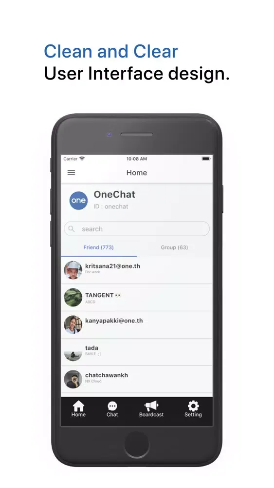 Zrzuty ekranu OneChat Official