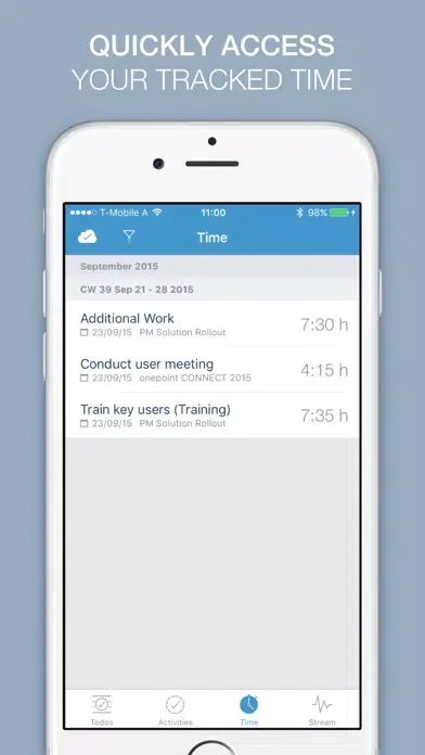 onepoint ME - the PM app for the project contributor应用截图