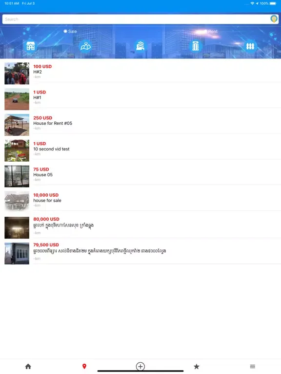 Tangkapan skrin 1Point App iPad 