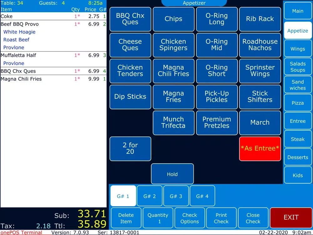 Скриншоты Terminal by onePOS 7.1 iPad 