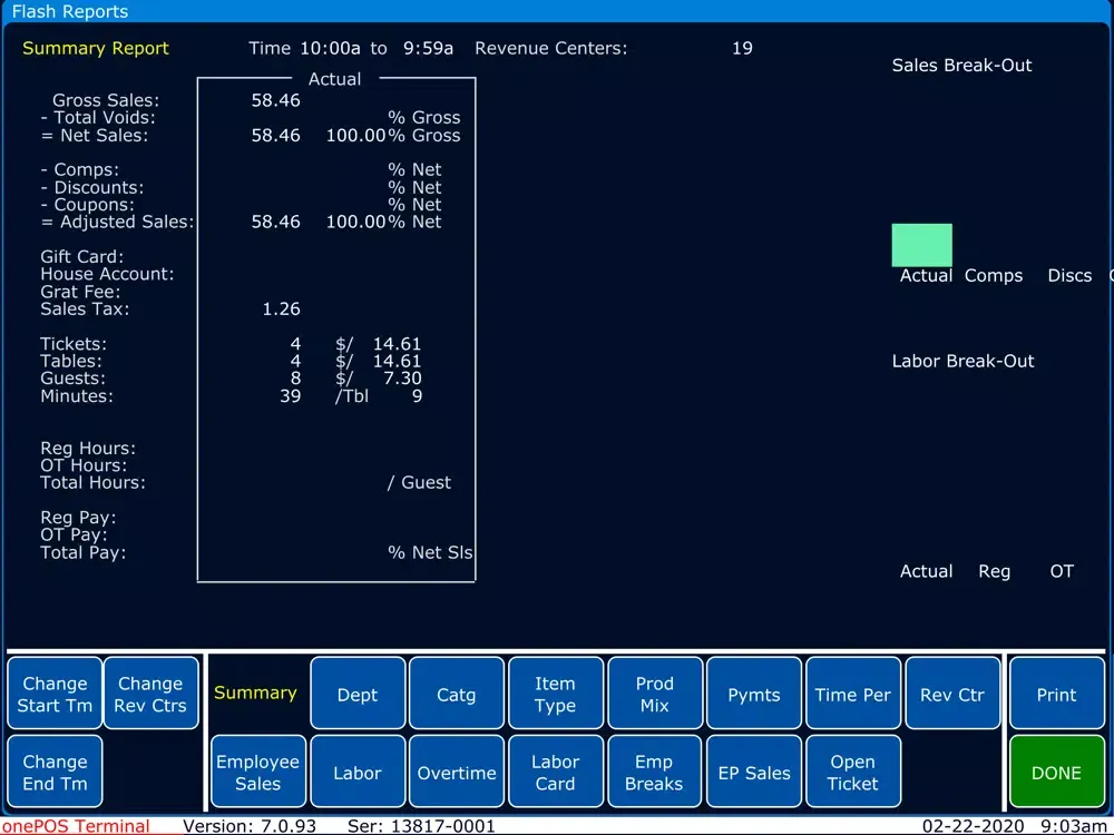 Скриншоты Terminal by onePOS 7.1 iPad 