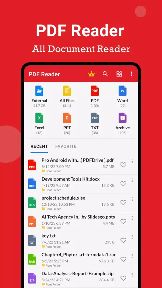 تصاویر PDF Reader