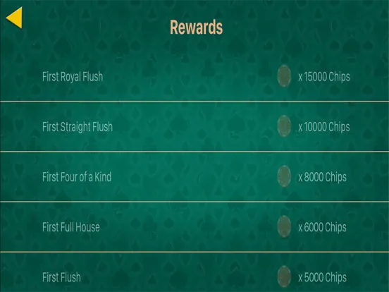 Ultimate texas holdem Poker iPad  स्क्रीनशॉट