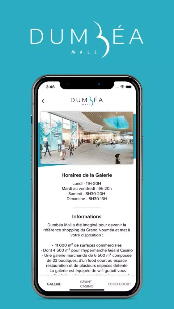 Capturas de tela do Dumbéa Mall
