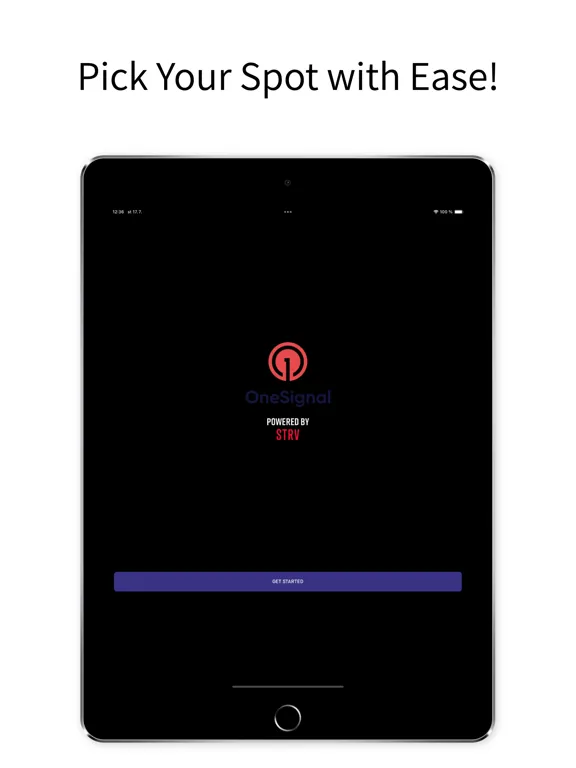 Ảnh chụp màn hình của OneSignal Parking iPad 