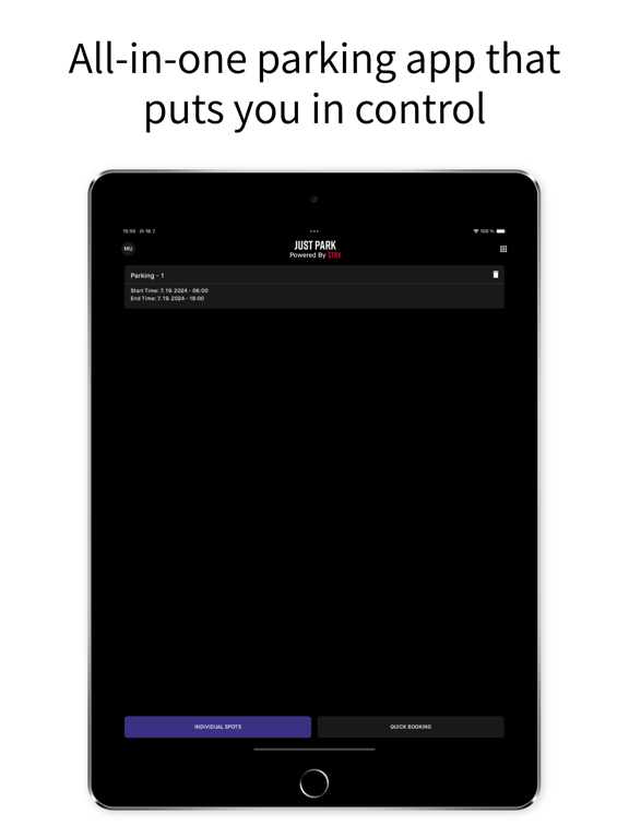 Скриншоты OneSignal Parking iPad 