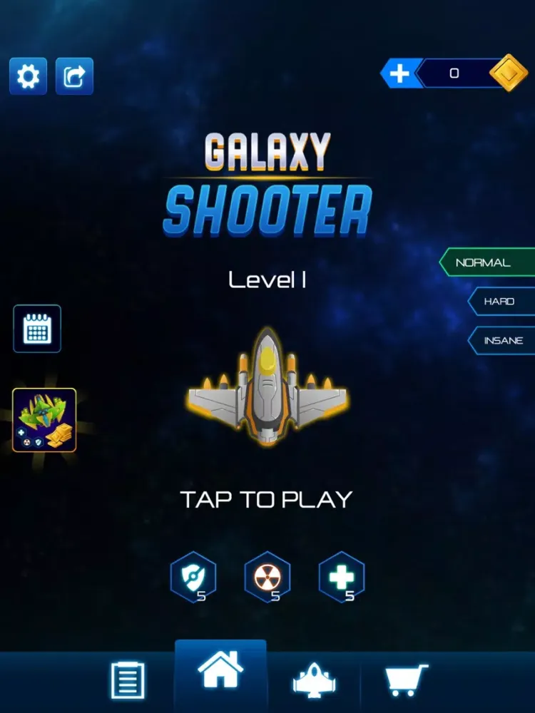 Galaxy Shooter Attack iPad  سکرین شاٹس