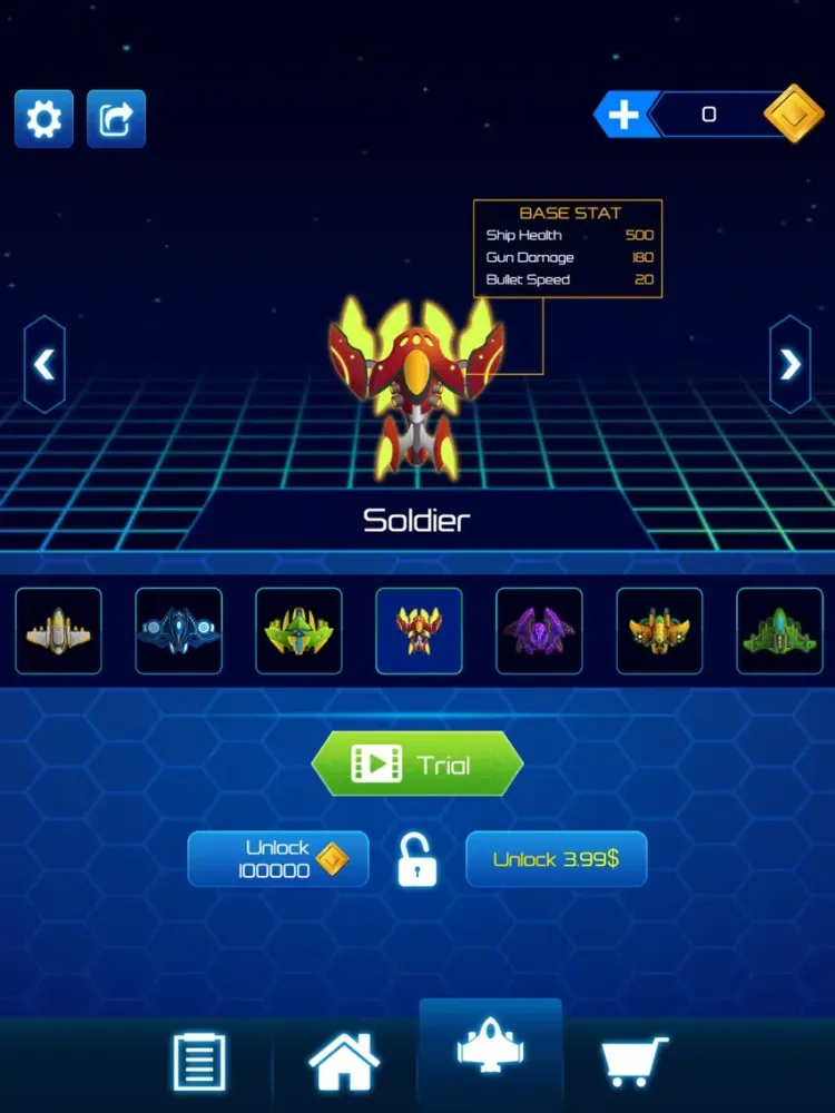 Galaxy Shooter Attack iPad  سکرین شاٹس