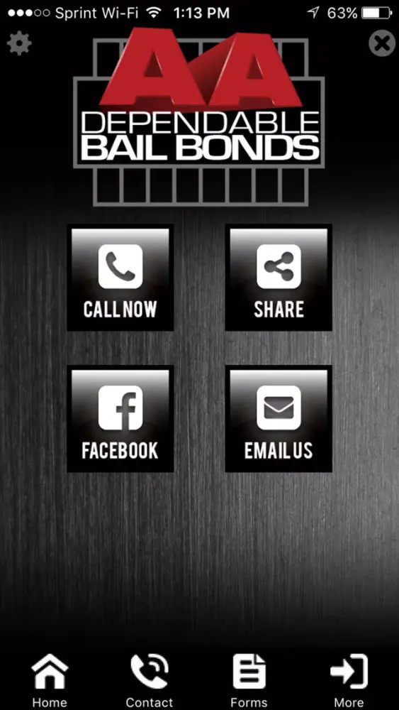 Zrzuty ekranu AA Dependable Bail Bonds