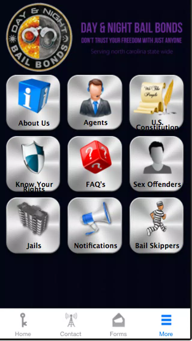 Zrzuty ekranu Day and Night Bail Bonds