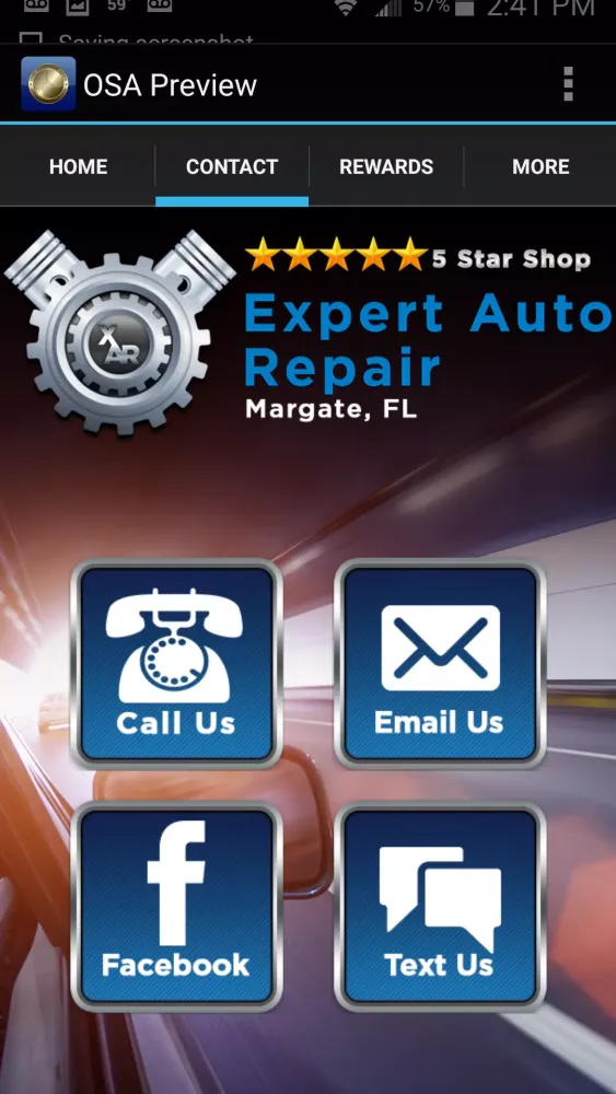 Capturas de tela do Expert Auto Repair