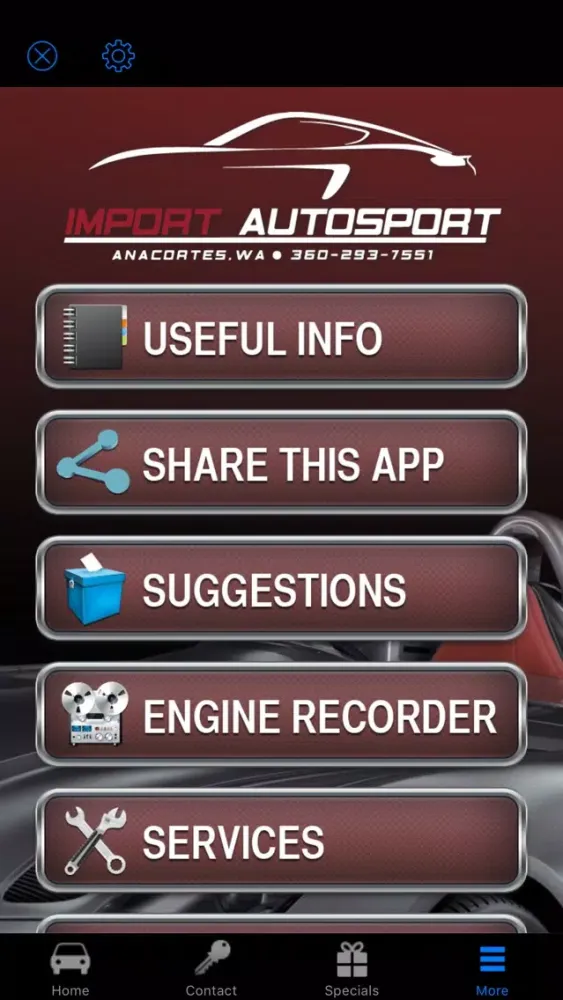 Screenshot di Import Autosport