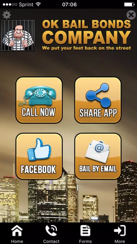 Capturas de tela do OK Bail Bonds