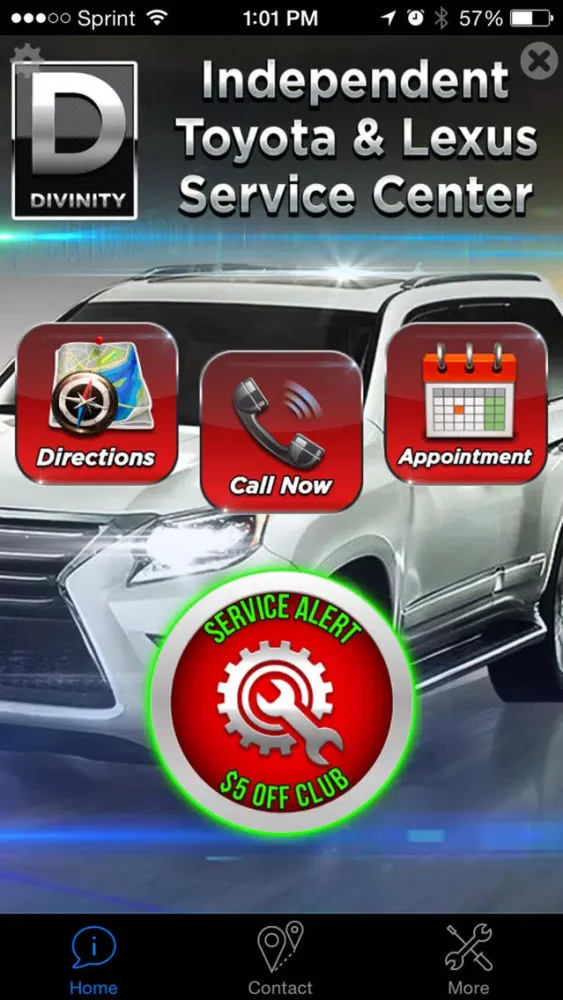 Toyota Lexus Service Center Screenshots