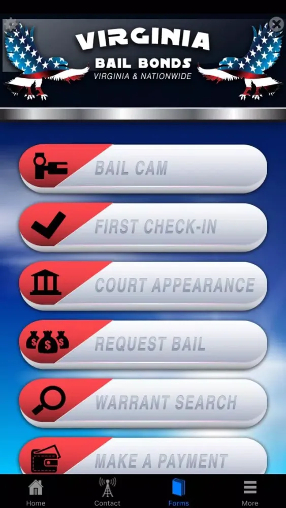 Virginia Bail Screenshots