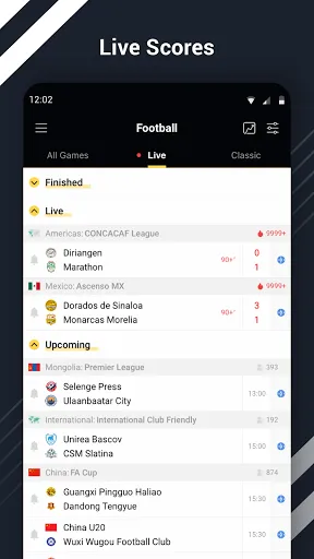 Bee Sports – Live scores スクリーンショット