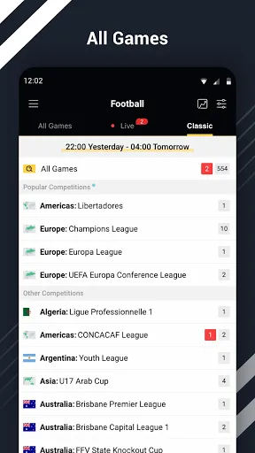 Bee Sports – Live scores スクリーンショット