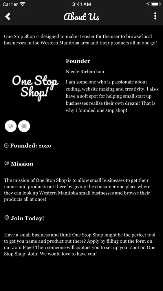 One Stop Shop. Screenshots