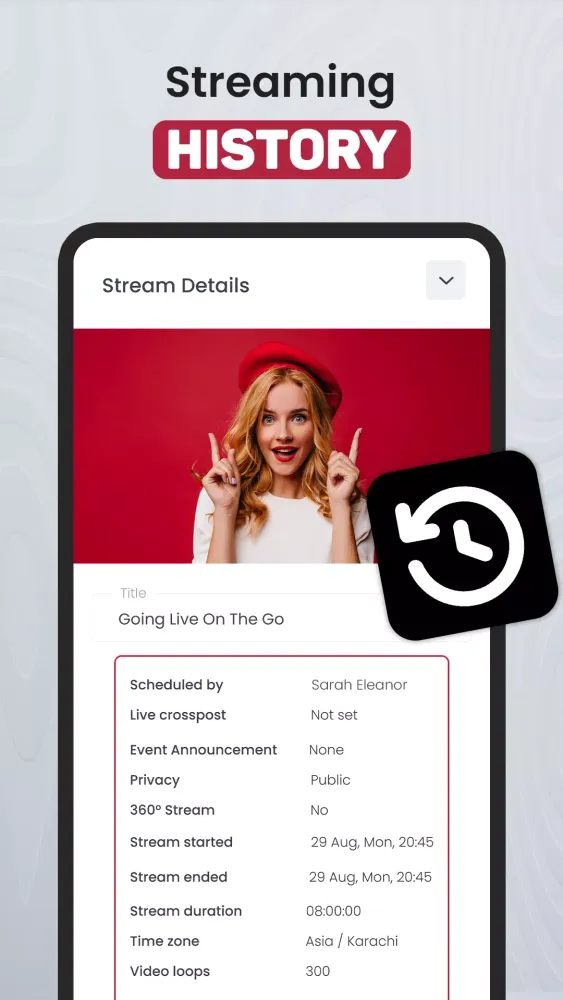 Capturas de pantalla de OneStream Live