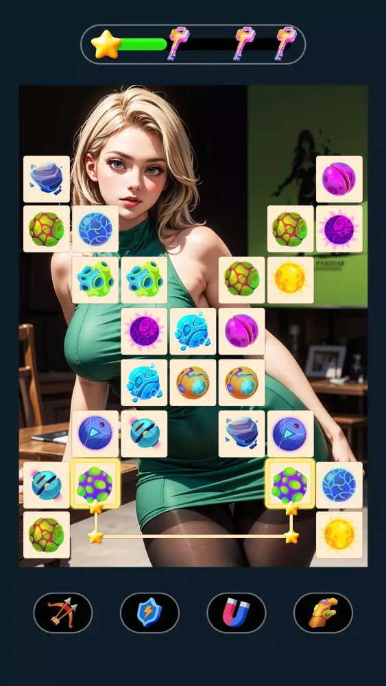 Fantasy Onet - Match Girl Game Screenshots