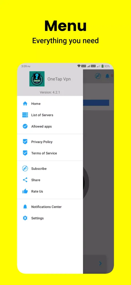 OneTap Vpn应用截图