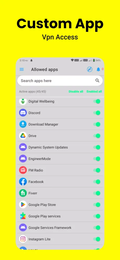 OneTap Vpn应用截图
