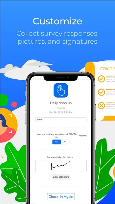 Tangkapan layar OneTap Check-In