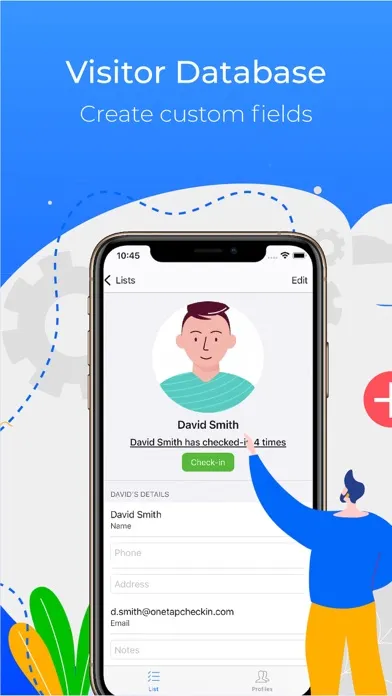 Tangkapan layar OneTap Check-In