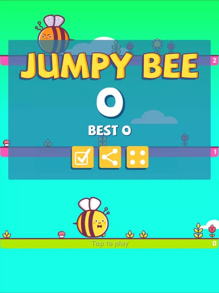 JumpyBees iPad  스크린샷