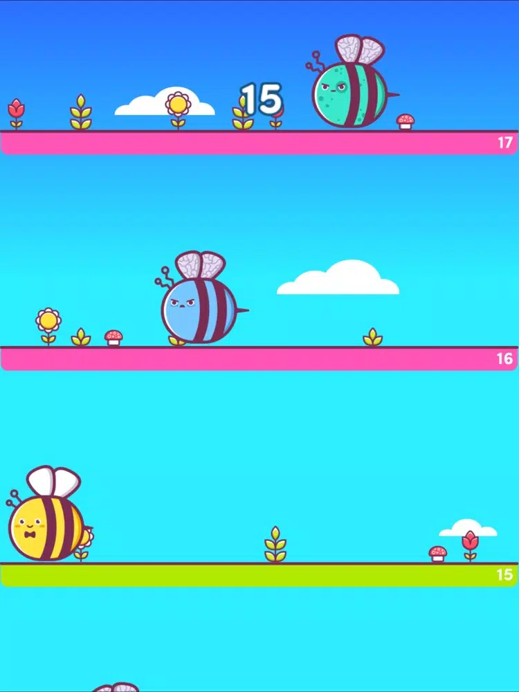 JumpyBees iPad  스크린샷