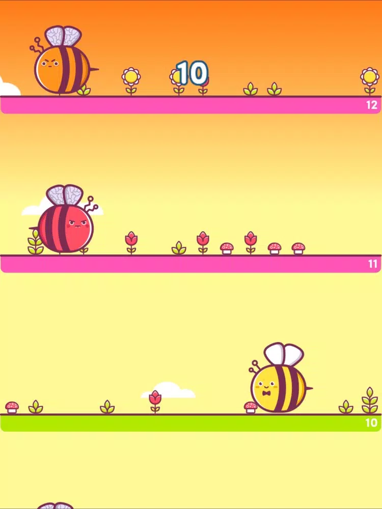 JumpyBees iPad  스크린샷