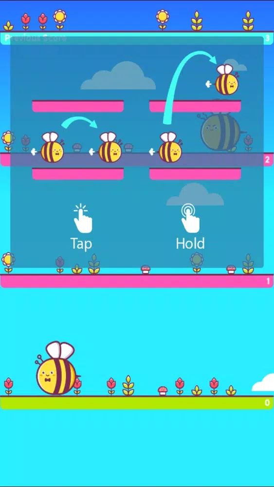 JumpyBees 스크린샷