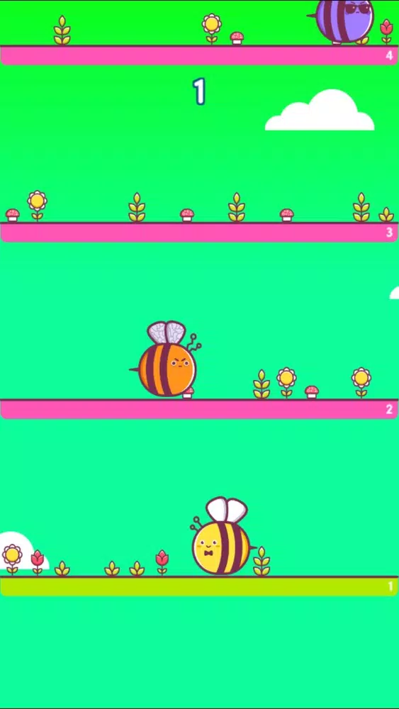 JumpyBees 스크린샷
