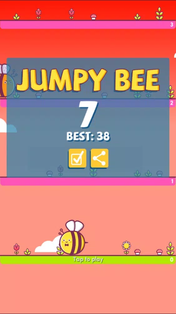 JumpyBees 스크린샷