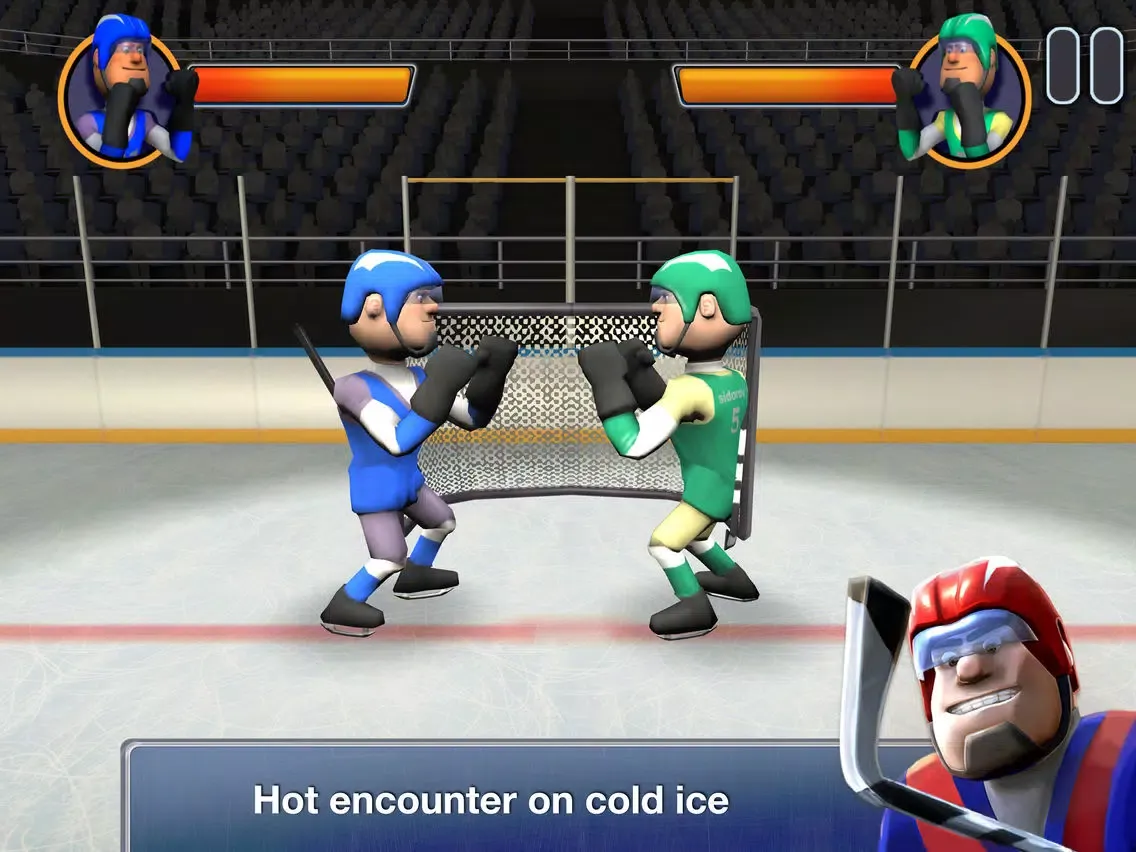 Hearts of Ice - Hockey War iPad  स्क्रीनशॉट