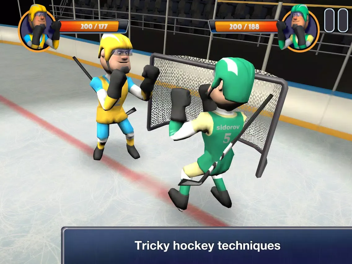 Hearts of Ice - Hockey War iPad  स्क्रीनशॉट