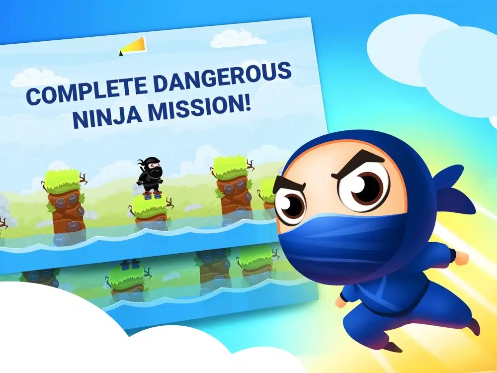 Little Ninja: Platform Jumping iPad  স্ক্রিনশট