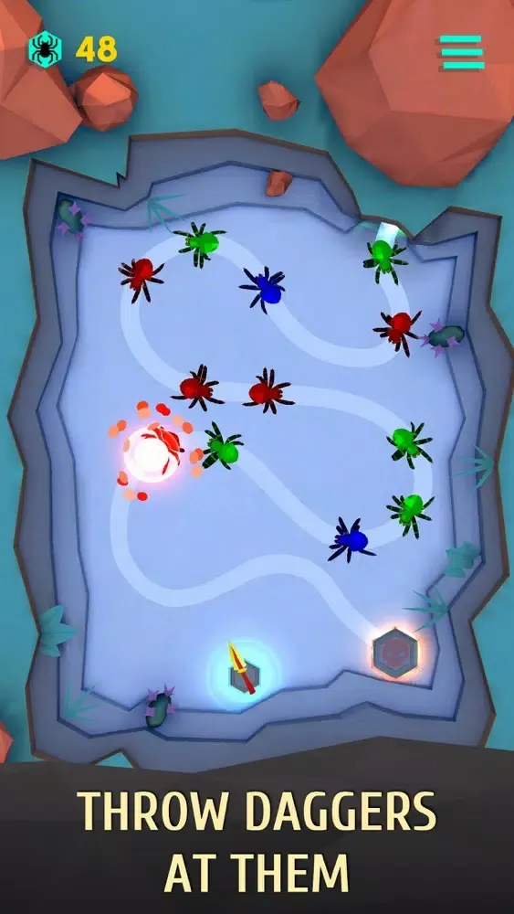 Spider Attack: Knife Shooter スクリーンショット