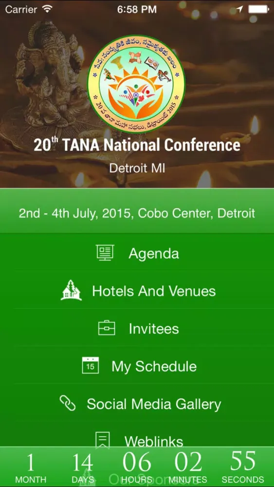 Telugu Association of North America (TANA) 20th Conference 스크린샷
