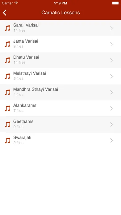Indian Carnatic Music 스크린샷