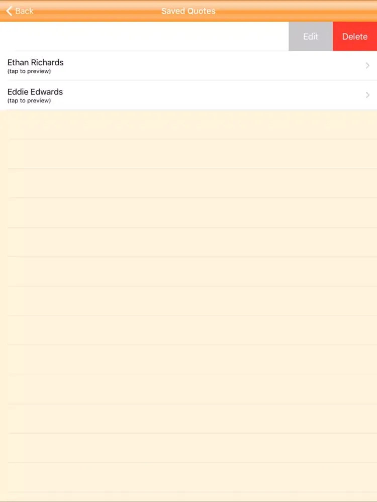 Screenshot di Sales Estimate iPad 