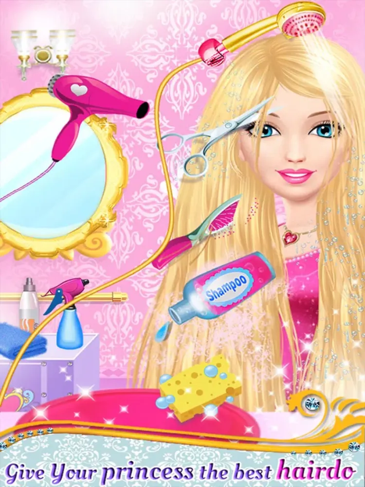 Capturas de pantalla de Princess Hair Tattoo Salon iPad 