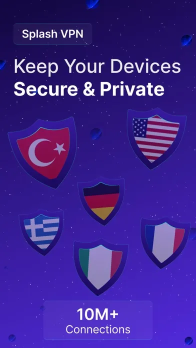 Capturas de pantalla de Splash VPN - Fast & Secure VPN